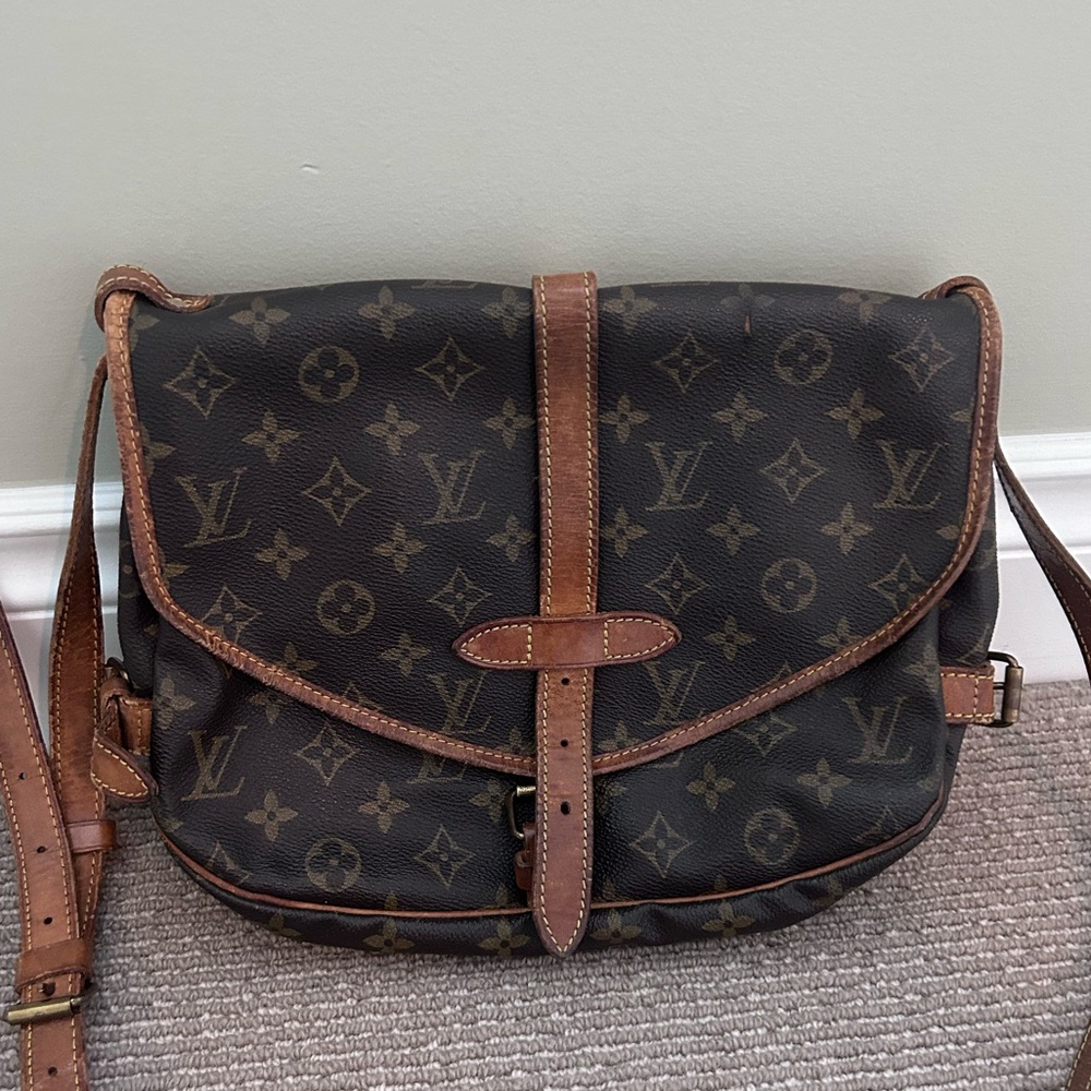 Vintage Double Sided Saumur Louis Vuitton